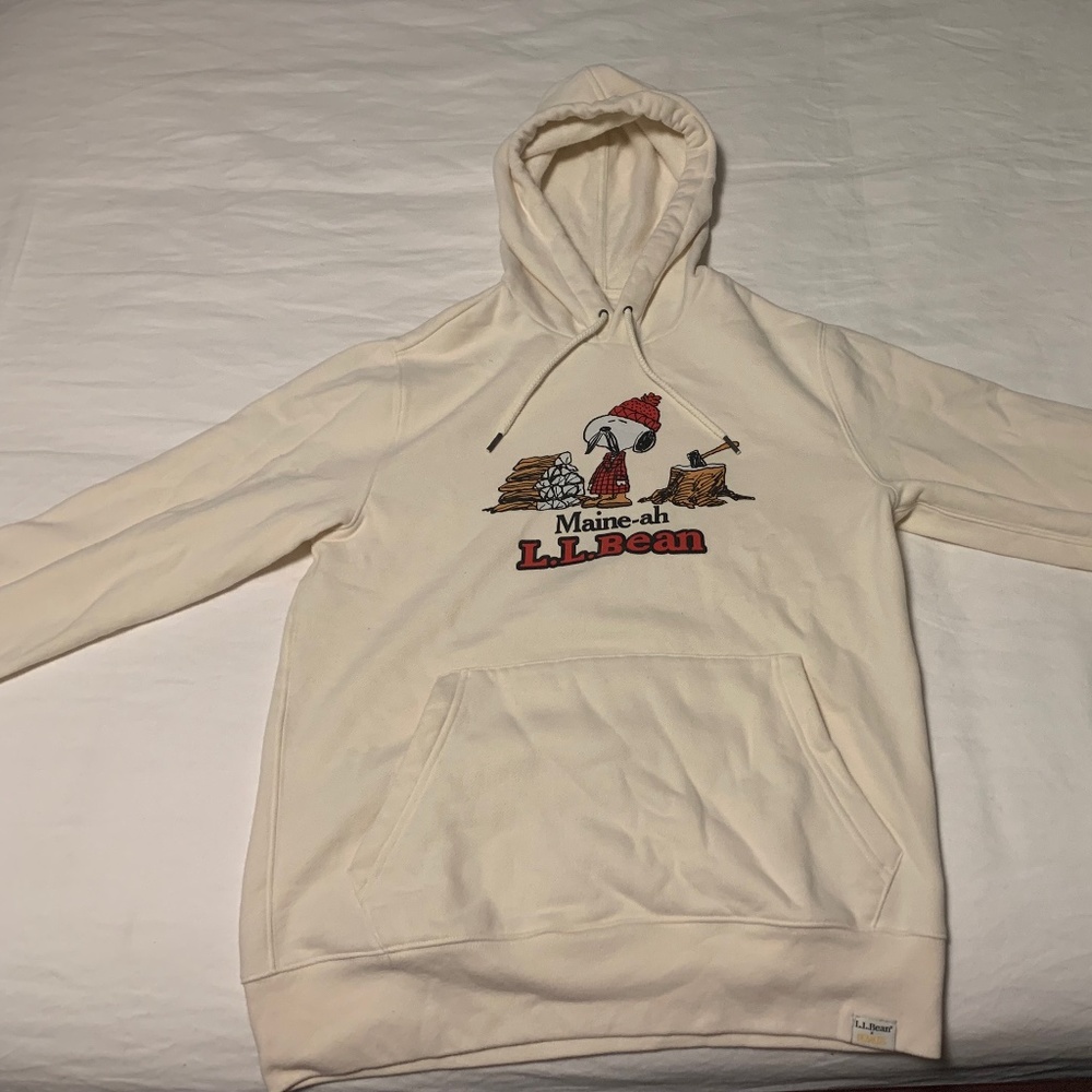 LL Bean x Peanuts Snoopy Hoodie Limited Edition Men's small Unisex